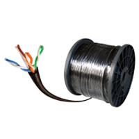 BOBINA DE CABLE EXTERIOR CONDUMEX CAT6 UTP CON GEL 100% COBRE 24 AWG 305 MTS COLOR NEGRO BOBINA DE CABLE EXTERIOR CONDUMEX CAT6 UTP CON GEL 100% COBRE 24 AWG 305 MTS COLOR NEGRO